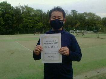 04/15(木) 男子シングルス 初中級 優勝＜インスピリッツテニスクラブ＞