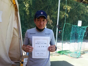 04/20(火)男子シングルス 初級 優勝＜インスピリッツテニスクラブ＞