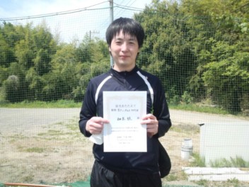 04/24(土) 男子シングルス 初中級 優勝＜インスピリッツテニスクラブ＞
