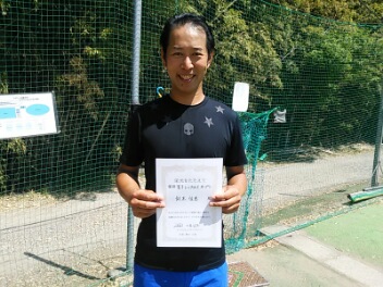 04/27(火)男子シングルス オープン 優勝＜インスピリッツテニスクラブ＞