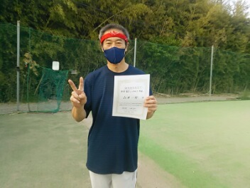 04/27(火)男子シングルス 中級 優勝＜インスピリッツテニスクラブ＞