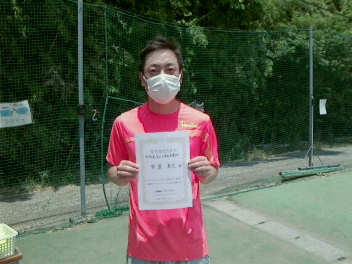 06/15(火) 男子シングルス オープン 優勝＜インスピリッツテニスクラブ＞