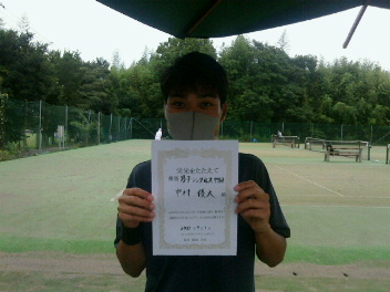 09/01(水) 男子シングルス 中級 優勝＜インスピリッツテニスクラブ＞