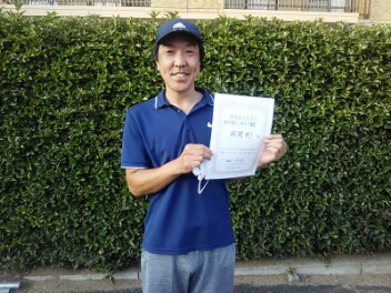 09/21(火) 男子シングルス 中級 優勝＜東大宮テニスクラブ＞