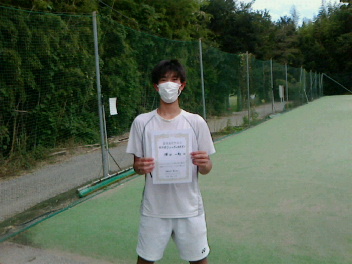 09/22(水) 男子シングルス オープン 優勝＜インスピリッツテニスクラブ＞