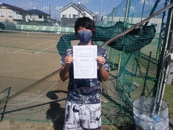 09/23(木)男子シングルス オープン 優勝＜桶川グリーンテニスクラブ＞