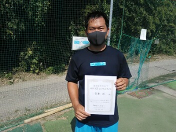 10/05(火)男子シングルス オープン 優勝＜インスピリッツテニスクラブ＞