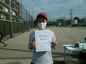 10/05(火) 女子シングルス オープン 優勝＜東大宮テニスクラブ＞