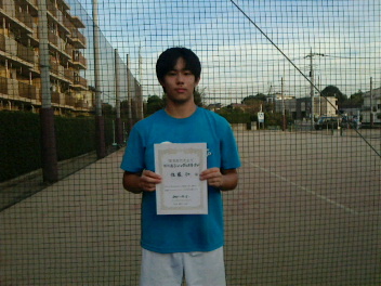 10/05(火) 男子シングルス オープン 優勝＜東大宮テニスクラブ＞