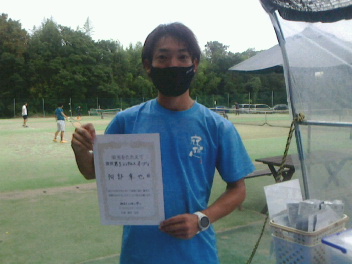 10/07(木) 男子シングルス オープン 優勝＜インスピリッツテニスクラブ＞