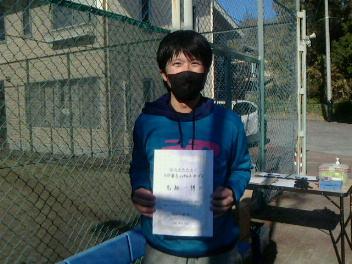12/04(土) 男子シングルスオープン優勝＜エステス・テニスパーク＞