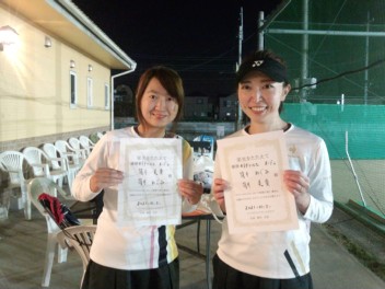 12/05(日) 女子ダブルスオープン優勝＜ALWAYS TENNIS SCHOOL＞