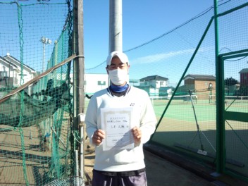 01/02(日) 男子シングルス中級優勝＜桶川グリーンテニスクラブ＞