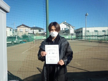 01/03(月) 男子シングルスオープン優勝＜桶川グリーンテニスクラブ＞