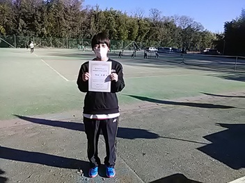 01/05(水) 女子シングルス オープン 優勝＜インスピリッツテニスクラブ＞
