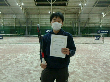 01/09(日) 男子シングルスオープン優勝＜西武ドームテニスコート＞