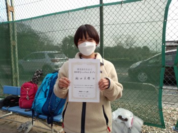 01/29(土) 女子シングルスオープン優勝＜エステス・テニスパーク＞