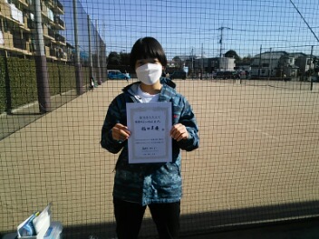 02/01(火) 女子シングルス オープン 優勝＜東大宮テニスクラブ＞