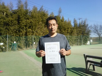 02/03(木) 男子シングルス オープン 優勝＜インスピリッツテニスクラブ＞