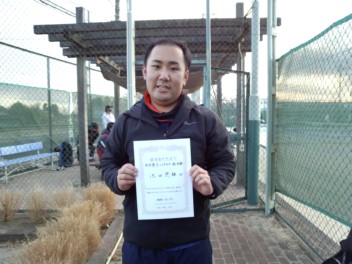 02/05(土) 男子シングルス初中級優勝＜エステス・テニスパーク＞