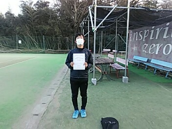 02/07(月) 男子シングルス 初中級 優勝＜インスピリッツテニスクラブ＞