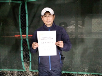 02/26(土) 男子シングルス初中級優勝＜エステス・テニスパーク＞