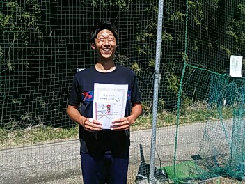03/28(月) 男子シングルス オープン 賞金付 優勝＜インスピリッツテニスクラブ＞