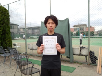 03/28(月) 男子シングルスオープン優勝＜イケノヤテニススクール＞