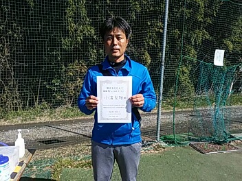 04/02(土) 男子シングルス オープン 優勝＜インスピリッツテニスクラブ＞