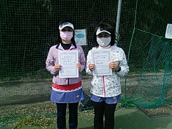 04/02(土) 女子ダブルス 中級 優勝＜インスピリッツテニスクラブ＞