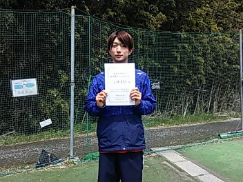04/05(火) 男子シングルス オープン 優勝＜インスピリッツテニスクラブ＞