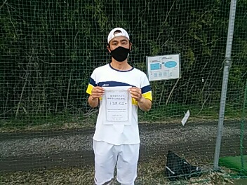 04/05(火) 男子シングルス 初中級 優勝＜インスピリッツテニスクラブ＞