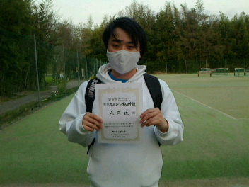 04/07(木) 男子シングルス中級優勝＜インスピリッツテニスクラブ＞
