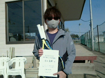 04/09(土) 男子シングルス初級優勝＜大熊テニスクラブ＞