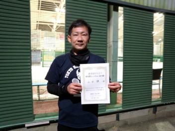 04/17(日) 男子シングルス初中級優勝＜西武ドームテニスコート＞