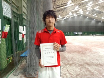 04/24(日) 男子シングルス中上級優勝＜西武ドームテニスコート＞