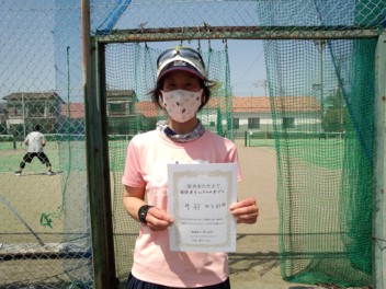 04/25(月) 女子シングルスオープン優勝＜イケノヤテニススクール＞
