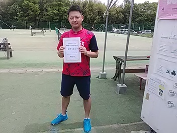 04/28(木) 男子シングルス オープン 優勝＜インスピリッツテニスクラブ＞