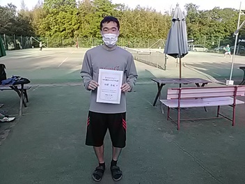 04/28(木) 男子シングルス 中上級 優勝＜インスピリッツテニスクラブ＞