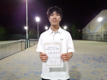 04/30(土) 男子シングルス初級優勝＜エステス・テニスパーク＞