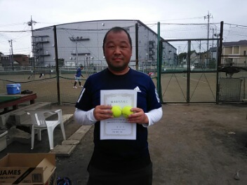 05/01(日)男子シングルス オープン 優勝＜大熊テニスクラブ＞