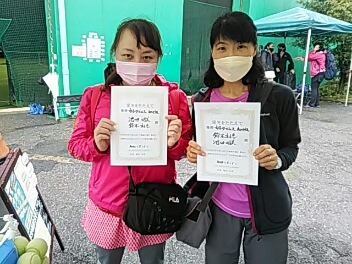 05/01(日) 女子ダブルス 初中級 優勝＜トマトインドアテニスクラブ＞