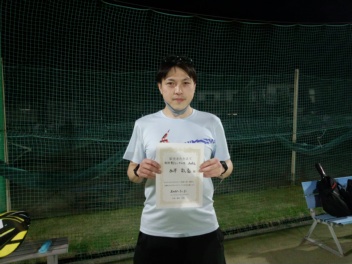05/03(火) 男子シングルス初級優勝＜桶川グリーンテニスクラブ＞
