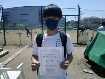 05/03(火)男子シングルス 中上級 優勝＜大熊テニスクラブ＞