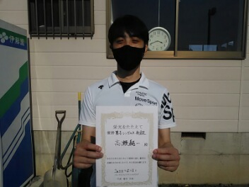 05/03(火) 男子シングルス 初級 優勝＜大熊テニスクラブ＞