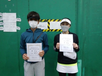 05/08(日) ミックスダブルス中上級優勝＜トマトインドアテニスクラブ＞